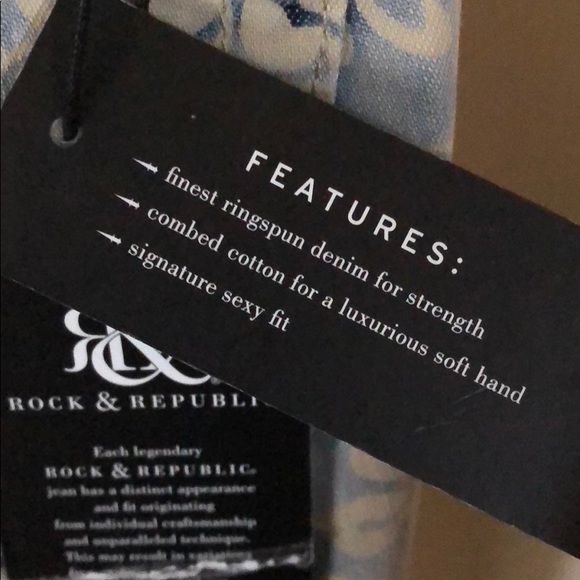 Rock & Republic laced Berlin skinny jeans - Picture 7 of 8